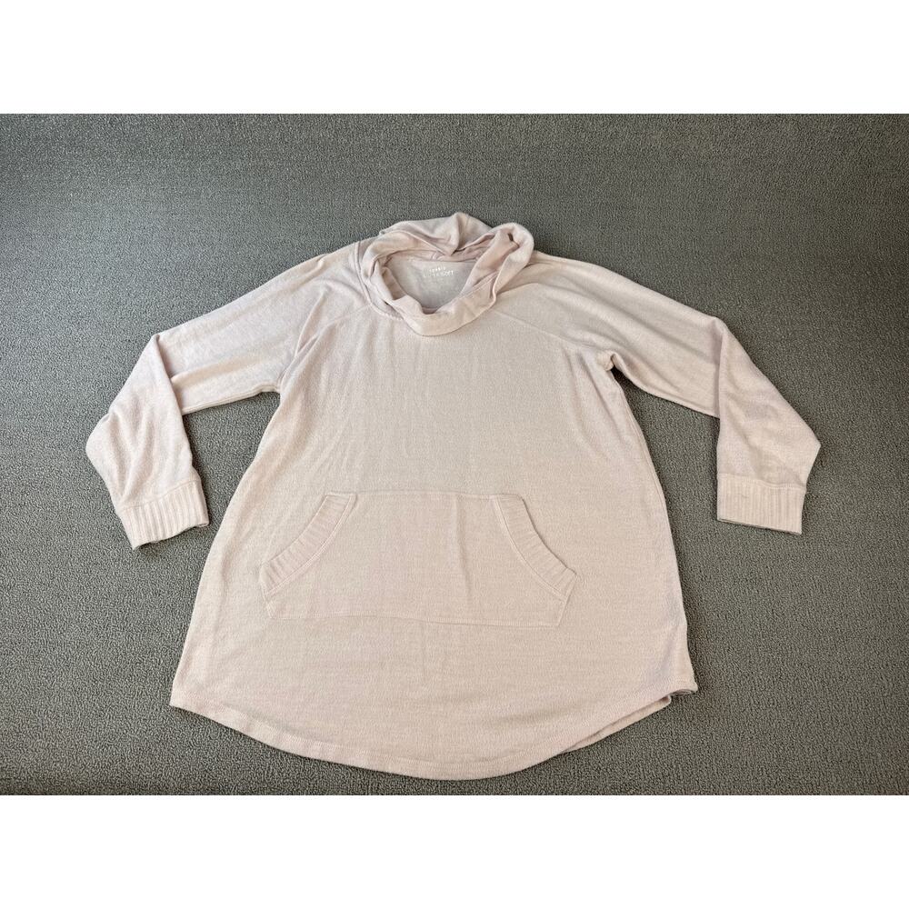 Torrid Sweater Super Soft Plush Cowl neck Raglan Tunic Sweatshirt Size 2X - Picture 2 of 11